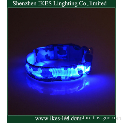 Nylon LED Falshing Dog Collar